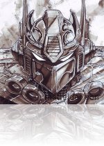 Optimus Prime Transformer Marker Sketch