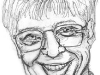 Bill Gates Pencil Caricature