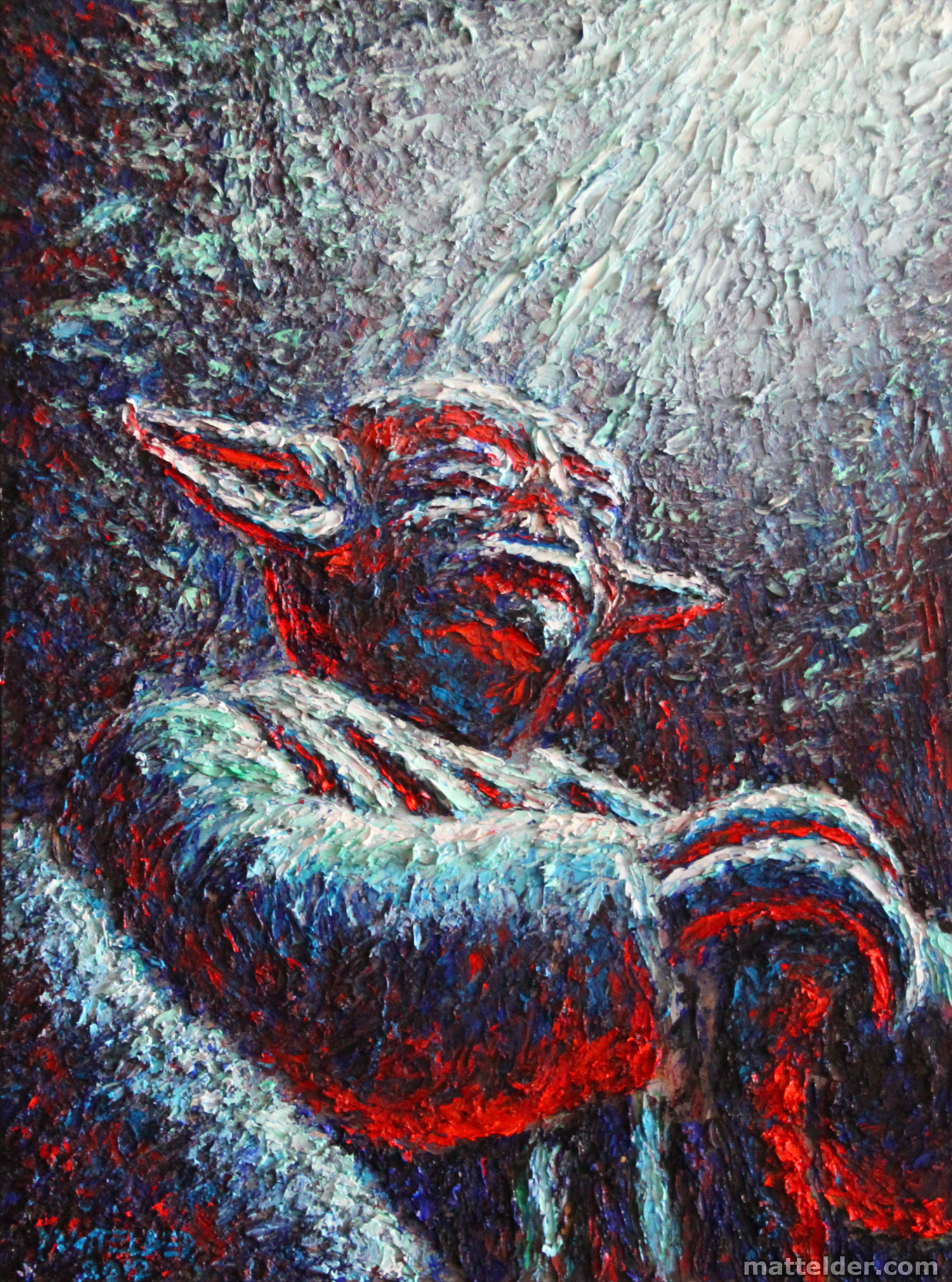 Yoda on Dagobah - Oil Painting