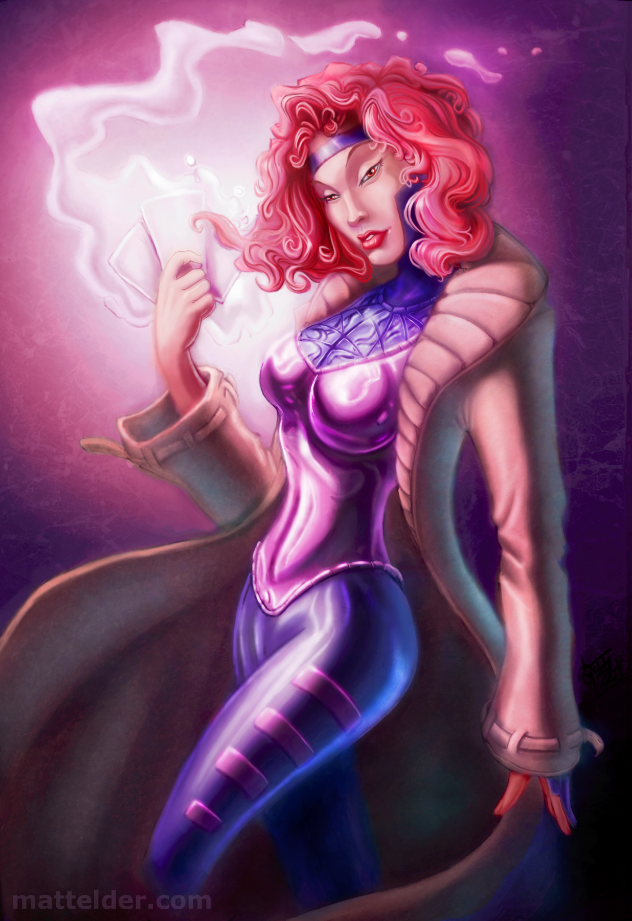 Female Gambit Digital Painting