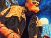 Hellboy at the Cemetry - Portrait Oil Painting