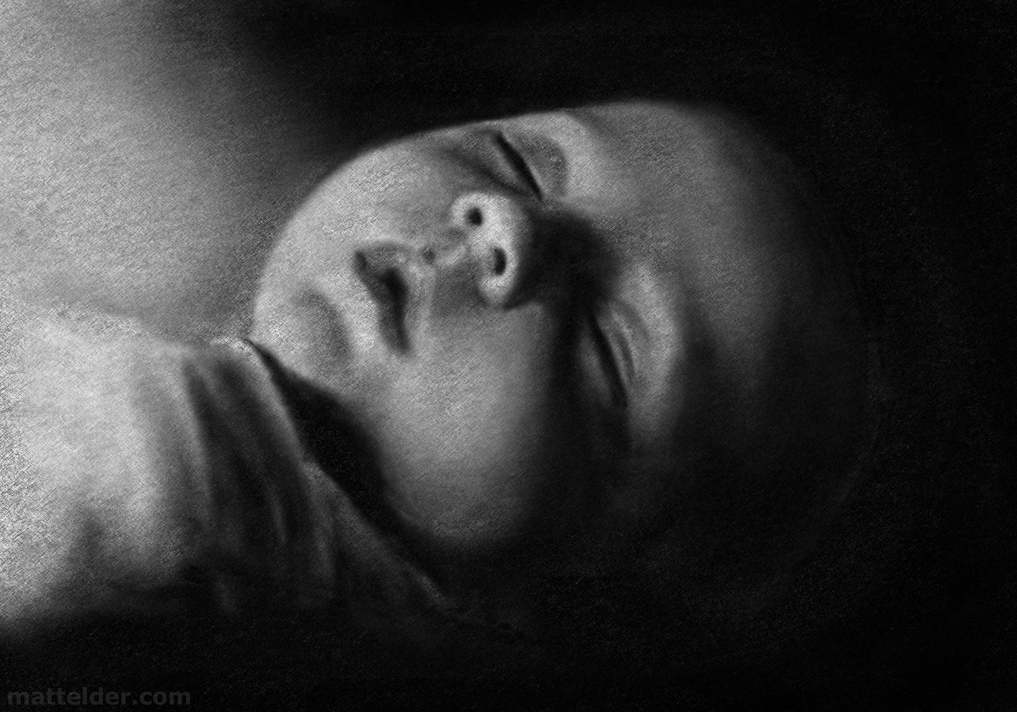 Baby Sleeping Portrait Study