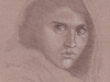 Afghani Woman Study Sketch - National Geographic June 1985
