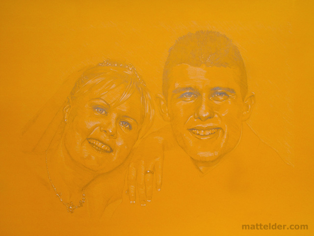 Wedding Anniversary Portrait Commission Gift From Photograph