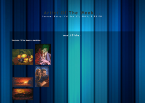 Artist of the Week