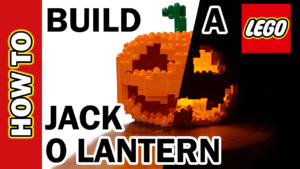How to Make a LEGO Jack o Lantern Pumpkin Jr with FREE instructions Speed Build