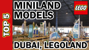 TOP 5 LEGOLAND Dubai Miniland Models - Indoor Walkthrough Tour of Iconic Buildings in LEGO