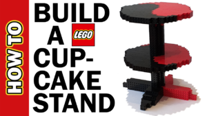 Video Thumbnail - How to Build Make a LEGO Cupcake Stand with FREE building instructions