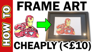 Video Thumbnail - How to Frame a Drawing at Home for Cheap 01