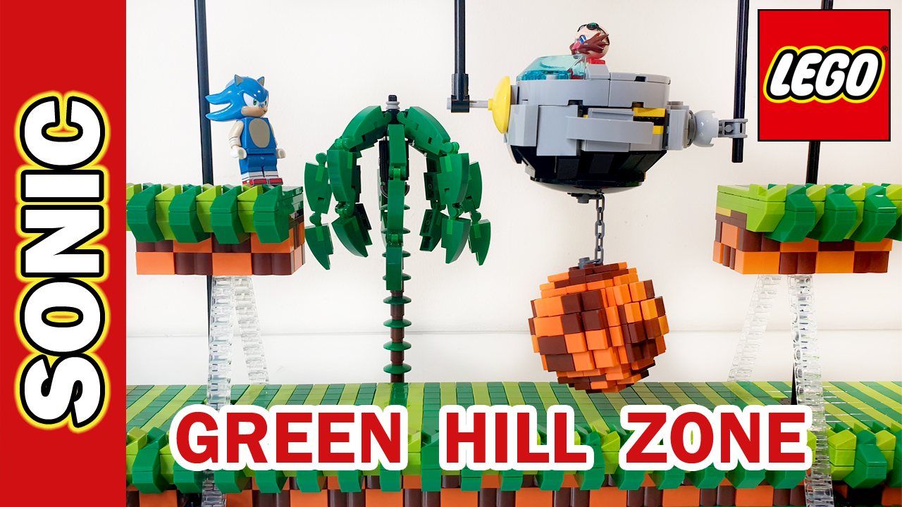 LEGO IDEAS - Sonic The Hedgehog: Green Hill Zone Modular Level Set