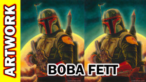 Video Thumbnail - 000318 Book of Boba Fett 01 Acrylic Time Lapse Tube Art